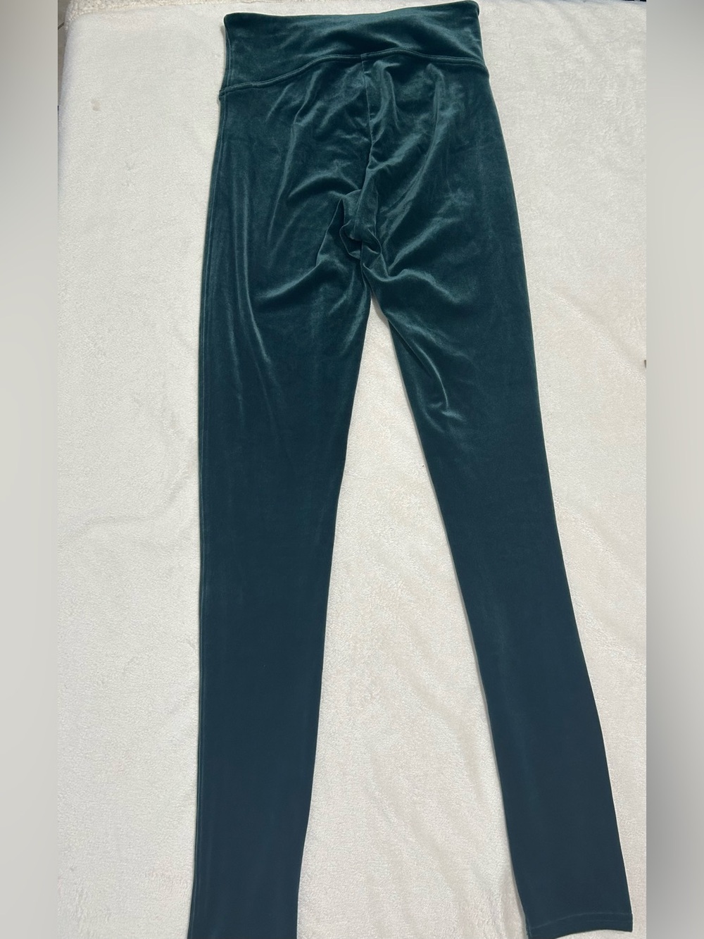 SPANX  Luxe Lift Velvety Emerald Green Leggings | Size Small | - Picture 9 of 9